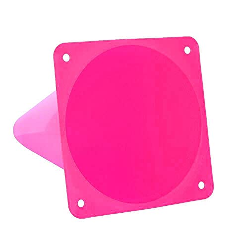 Alyoen 9 inch Traffic Cones, Plastic Sport Cones, Pink Soccer Training Cones for Outdoor Activity & Festive Events (Sets of 10/15/ 20) - Image 3