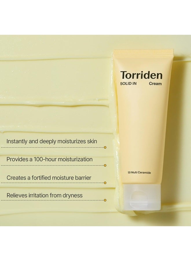 Torriden كريم سيراميد SOLID-IN 2.36 أونصة سائلة - 70 مل | مرطب سيراميد لحاجز صحي للبشرة، مهدئ ومغذي | خالٍ من العطور والكحول | نباتي، نظيف، خالٍ من القسوة على الحيوانات للعناية بالبشرة الكورية - Image 4