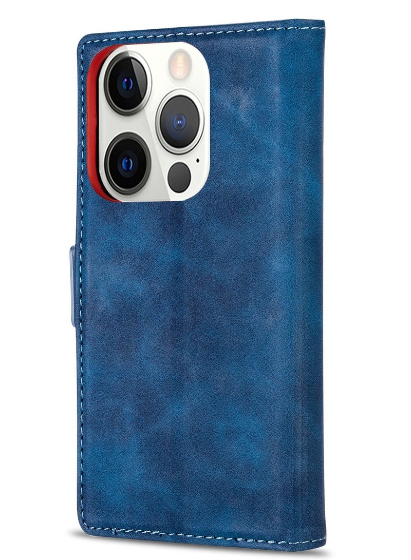 Suteni Flip Cover Leather Protective Hidden Card Slots Phone Case for iPhone - Image 2