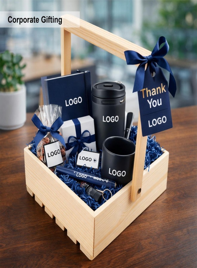 MOVE2WOOD Pinewood Gift Basket for Hamper Making - 8X8 INCHES - Image 5