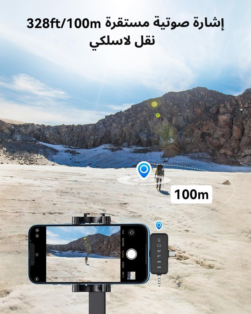 Oasisgalore Wireless Lavalier Microphone for YouTube Videos - Bluetooth Mic for iPhone/Android/Camera - Image 5