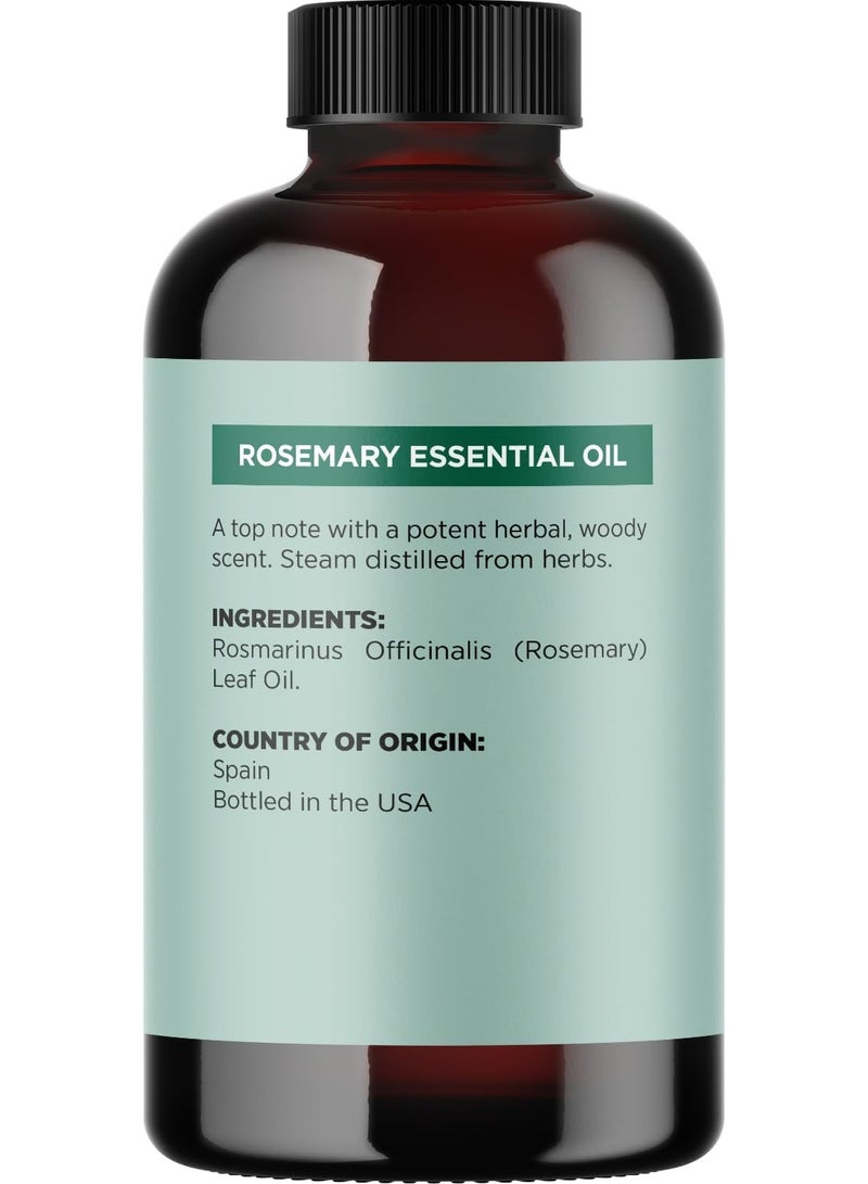 مايبل هوليستكس زيت اكليل جبل عطري نقي غير مخفف ومنعش بسعة 1 اونصة لنمو الشعر/العناية بالبشرة/الاظافر/العلاج العطري/موزع الزيوت العطرية/التنظيف/العناية بفروة الرأس الجافة - Image 2