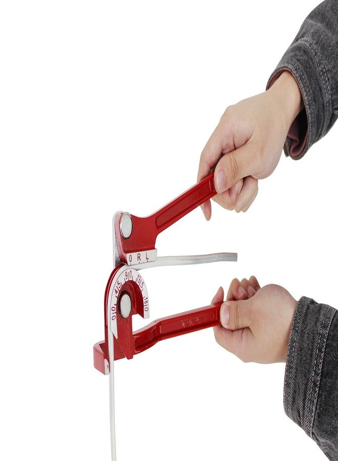 MaxWorks 50557 3 Size 1/4” 5/16” 3/8” 180 Degree Aluminum Pipe Tube Bender Lever for Water, Gas, Brake Line, and Pipe Applications - Image 1