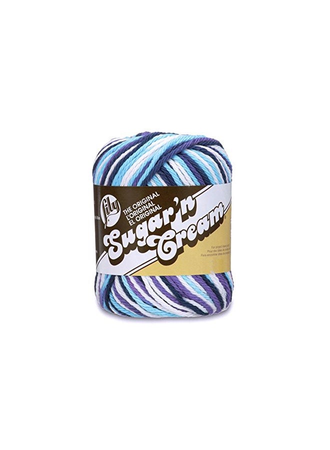 Lily Sugar 'N Cream The Original Ombre Yarn, 2oz, Gauge 4 Medium, 100% Cotton, Moondance - Machine Wash & Dry - Image 1