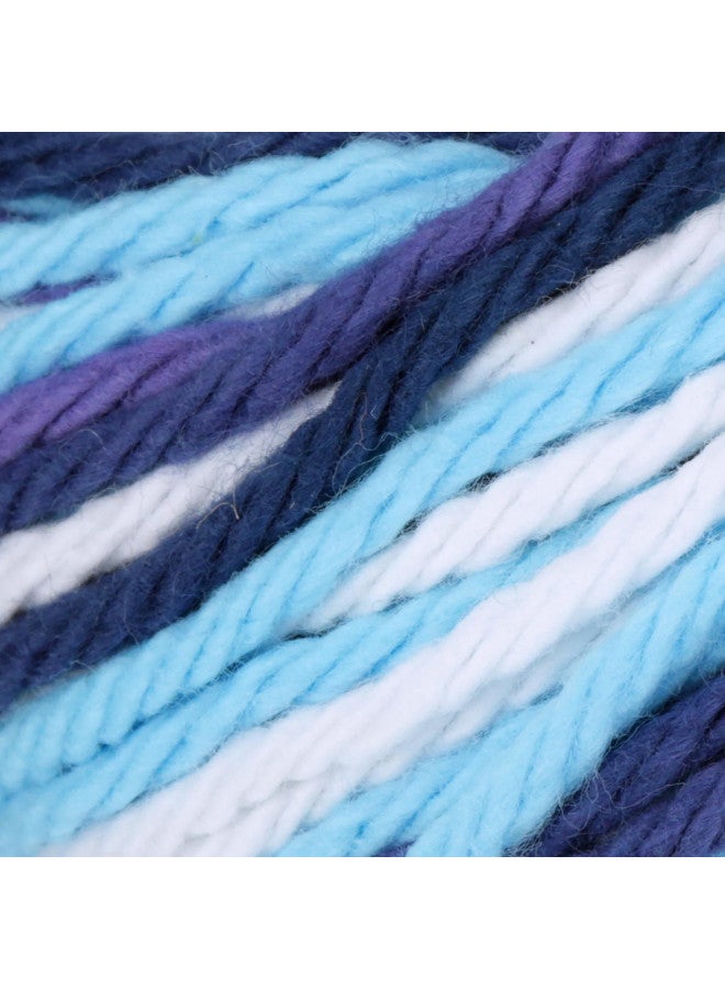 Lily Sugar 'N Cream The Original Ombre Yarn, 2oz, Gauge 4 Medium, 100% Cotton, Moondance - Machine Wash & Dry - Image 3