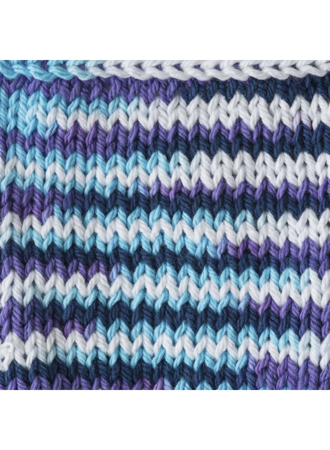 Lily Sugar 'N Cream The Original Ombre Yarn, 2oz, Gauge 4 Medium, 100% Cotton, Moondance - Machine Wash & Dry - Image 5