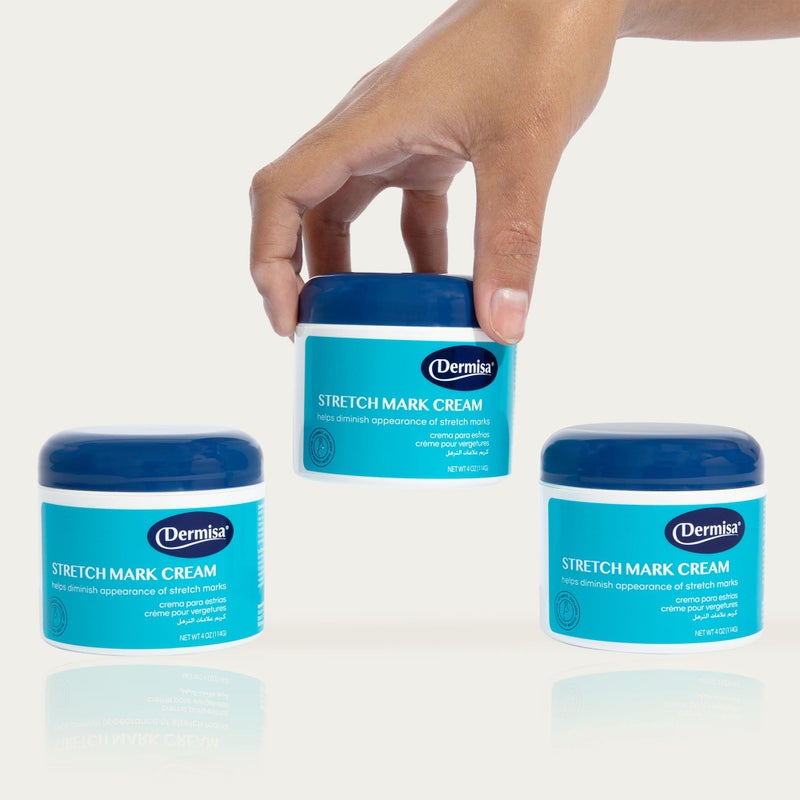 Dermisa Stretch Mark Cream | With Cocoa Butter, Vitamin E, Collagen & Elastin | 4 OZ | Pack of 2 - Image 5