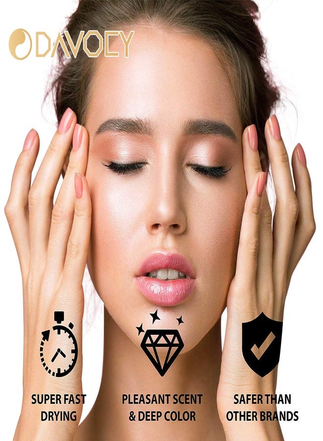 Davocy Eyelash Extension Glue, Davocy 10 ml Extra Strong Eyelash Extension Glue for Professional Use, 1-2 Sec Dry Time, 6-8 Weeks Retention, Latex Free Black Adhesive Supplies for Sensitive Eyes. 10ml 0.34OZ - Image 5