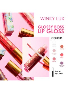 Winky Lux Winky Lux Glossy Boss Lip Gloss, Lip Gloss for Daily Lasting Shine, Makeup Infused With Natural Vanilla and Castor Seed Oil for an All-Day Moisture Booster, 0.14 Oz, Birthday Cake  - Image 2