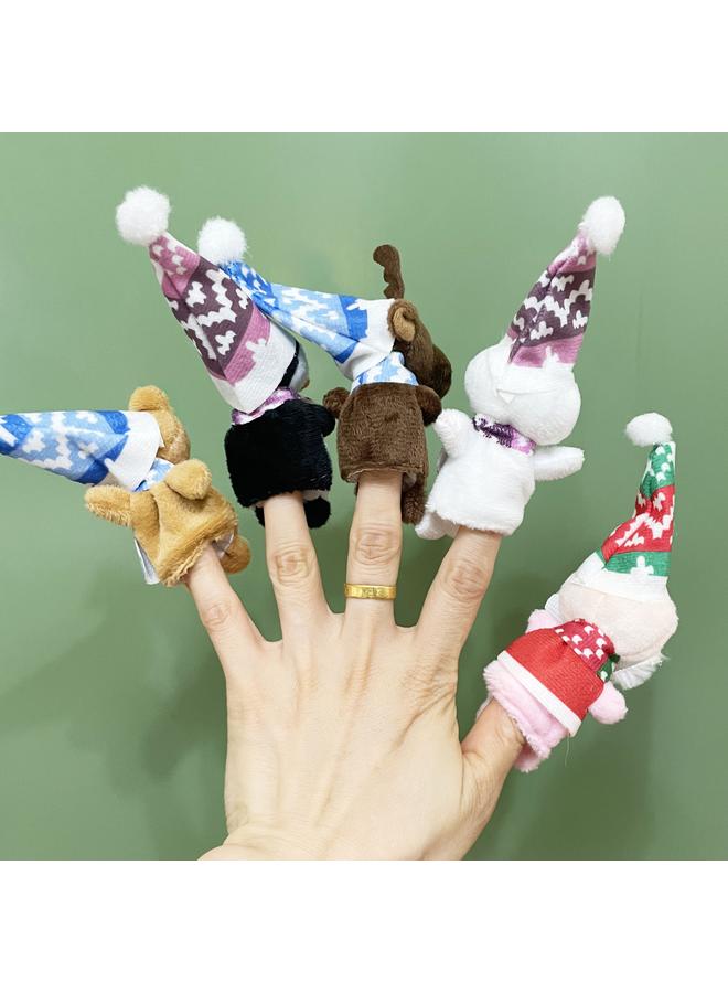 Bluejw New Christmas Plush Toy Mini Small Animal Finger Doll Doll Direct Sales - Image 4