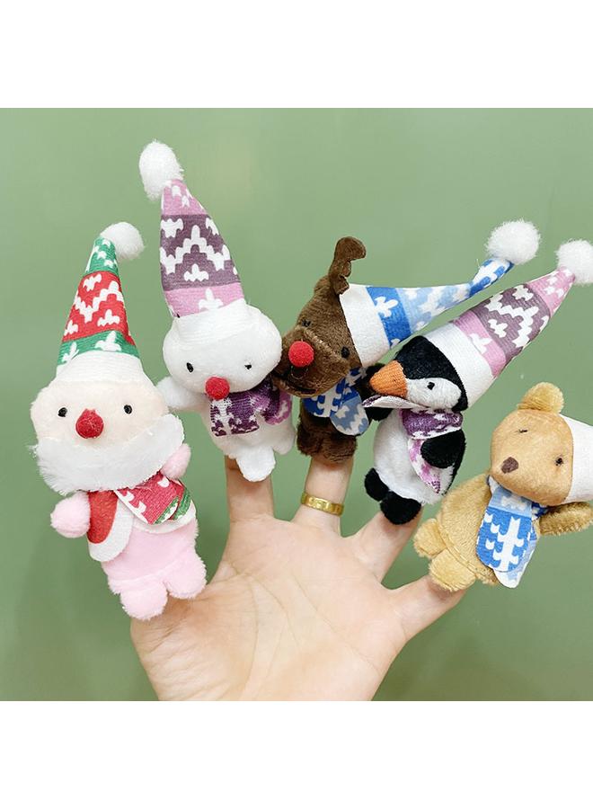 Bluejw New Christmas Plush Toy Mini Small Animal Finger Doll Doll Direct Sales - Image 1