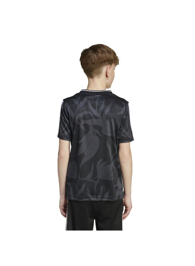 Adidas J HOT AOP TEE Dark Grey Training For Junior 7-8Y  - Image 2