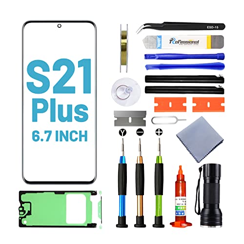Tpyag Screen Replacement for Samsung Galaxy S21 PlusReplacement Screen for Galaxy S21 Plus Series 67 inchScreen Repair Kit with Waterproof AdhesiveNO OLED Touch Digitizer - Image 1