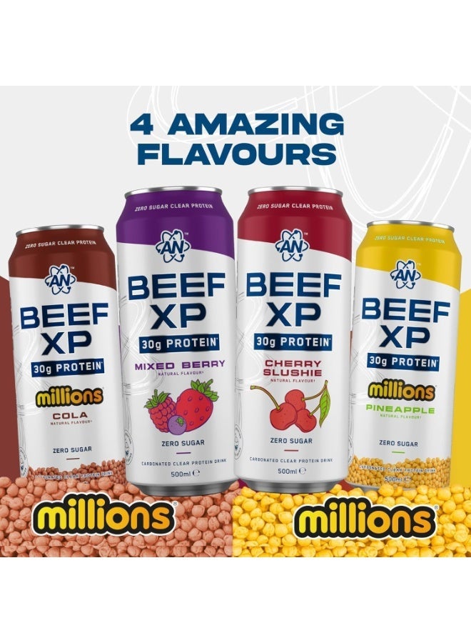 Applied Nutrition Beef-XP Clear Protein Drink Cans , Ready-to-Drink, Dairy-Free, 500ml-Mix & Match, Pack of 12 - Image 2