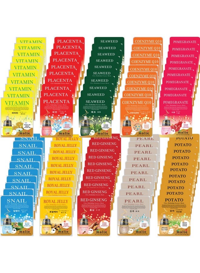 OBS LAB 101 Pcs Combo Ultra Hydrating Essence Mask Korean Facial Mask Sheet (10 X 10 Types+ 1 Random) Made In Korea - Image 1