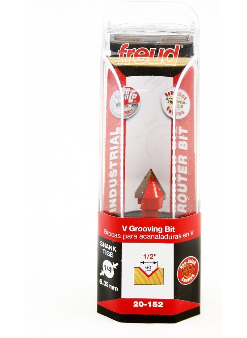 freud Freud 20-152: 1/2" (Dia.) 60° V Grooving Bit  - Image 5