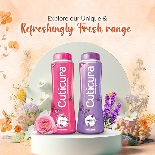 Cuticura Original Bloom Talcum Powder with Sunscreen 400g | Odour control | Long lasting fragrance | 100% Vegan | Cruelty-free | Refreshingly Fresh Talc - Image 5
