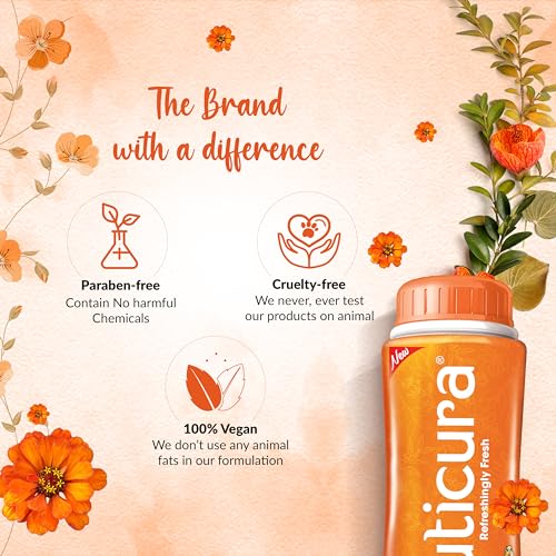 Cuticura Original Bloom Talcum Powder with Sunscreen 400g | Odour control | Long lasting fragrance | 100% Vegan | Cruelty-free | Refreshingly Fresh Talc - Image 3