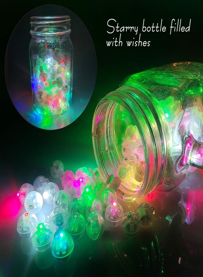Aogist 100pcs Multicolor LED Balloon Lights, Rainbow Colored Round Led Flash Mini Ball Lights for Paper Lantern Balloon, Indoor Outdoor Party Event Fun Birthday Party Wedding Halloween Christmas Decorations - Image 4
