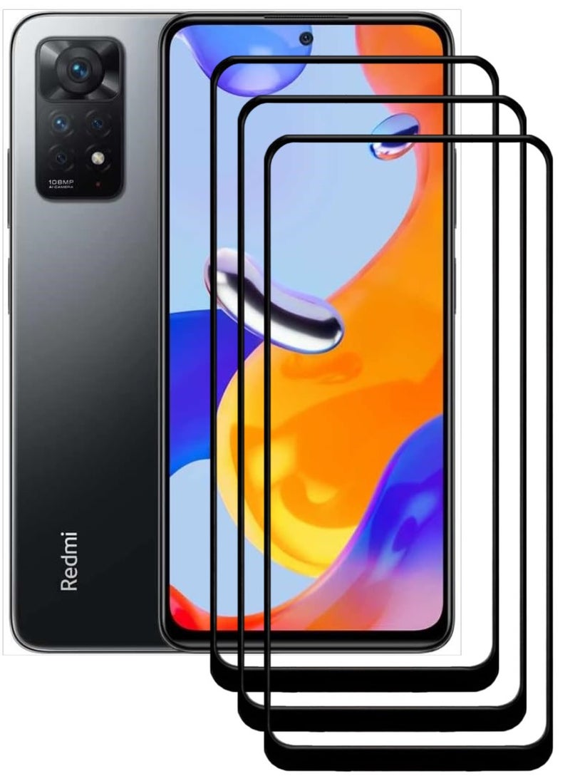 ACLIX 3 Pieces Antistatic ESD Dustproof Premium Quality High Definition Tempered Glass Screen Protector Designed For Xiaomi Redmi Note 11 Pro - Image 1
