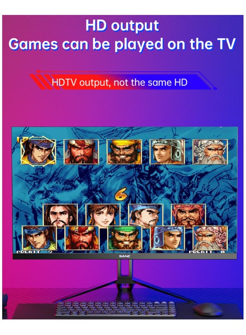 Ainawo X80 Handheld Game Console, 7-inch High-definition Screen Arcade 10 Emulators, Portable Multi-functional Nostalgic Classic Game Console - Image 4