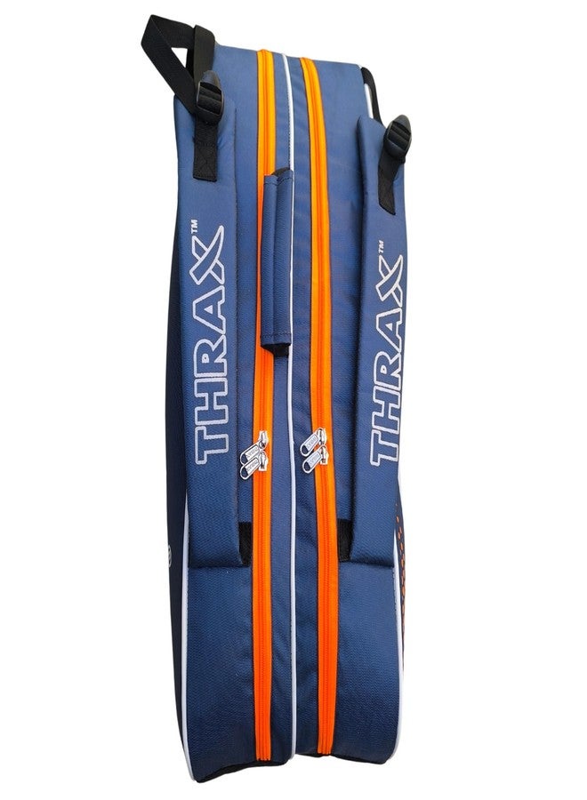 THRAX Strike Series Badminton Kit Bag Blue and Orange Color - Image 5