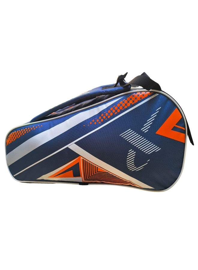 THRAX Strike Series Badminton Kit Bag Blue and Orange Color - Image 3