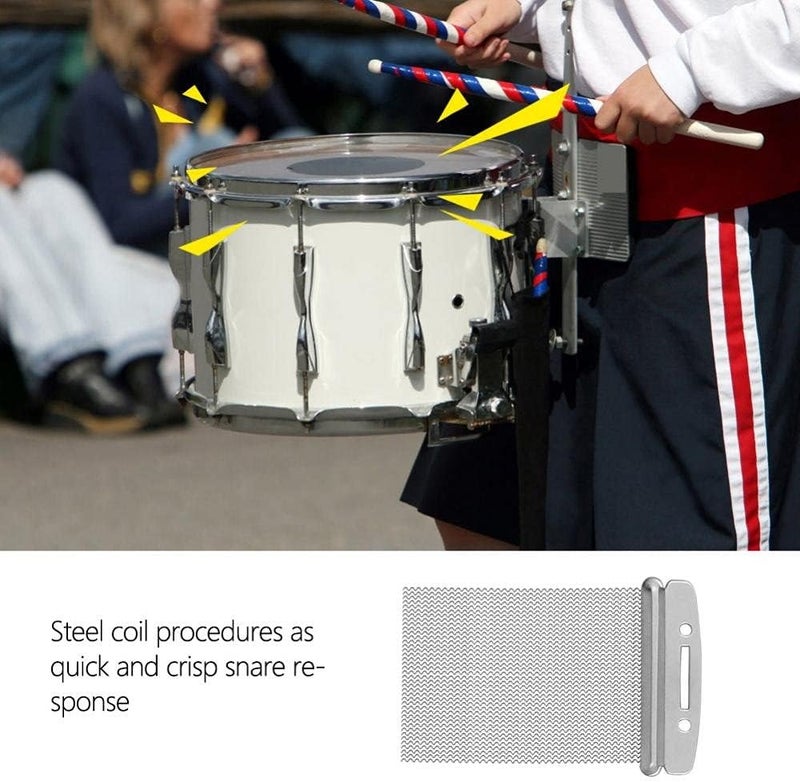 Dilwe Half Design Snare Drum Wire, Steel Half Design Drum Wire for Children Snare Drum Cajon Box Drum (40 Strand) - Image 2