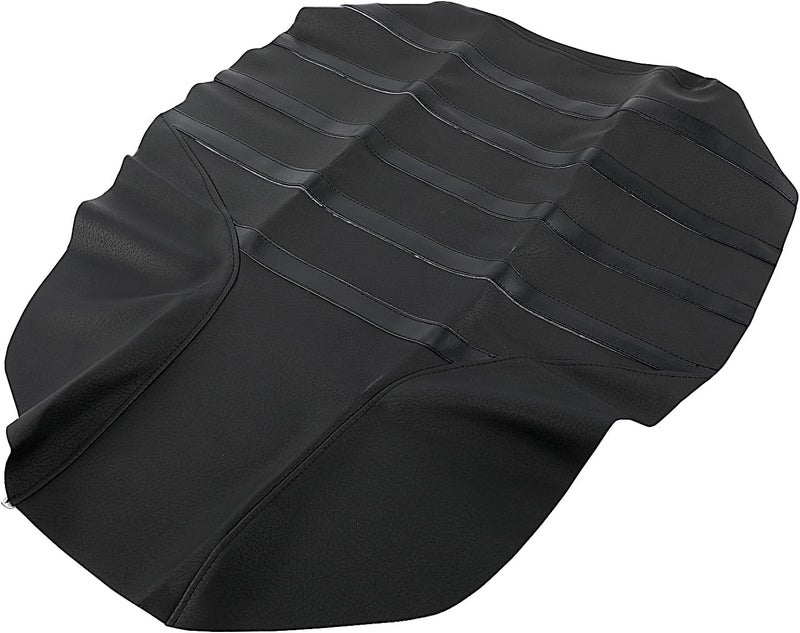 Wacece ATV Seat Cover Non-Slip Soft Waterproof for Arctic Cat 4X4 2X4 (1996-2005) - High Elastic Leather Black - Image 2