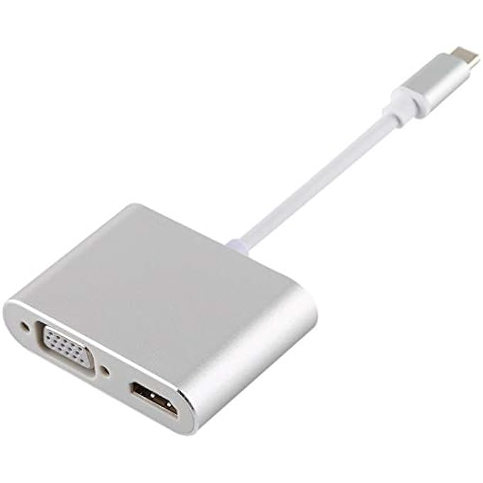 rayihni 4 IN 1 USB/TYPE-C TO 4K HDMI + VGA + USB 3.0 INTERFACE MULTIFUNCTION ADAPTER NEW - Image 2