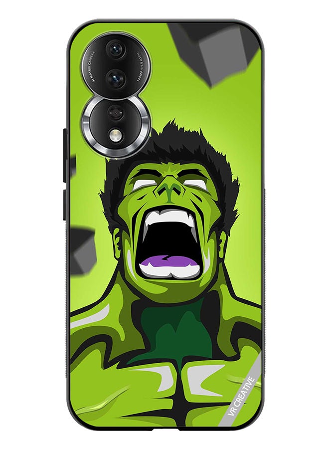 VR CREATIVE Protective Case Cover For Honor 80 Green Hulk Design Multicolour - Image 1