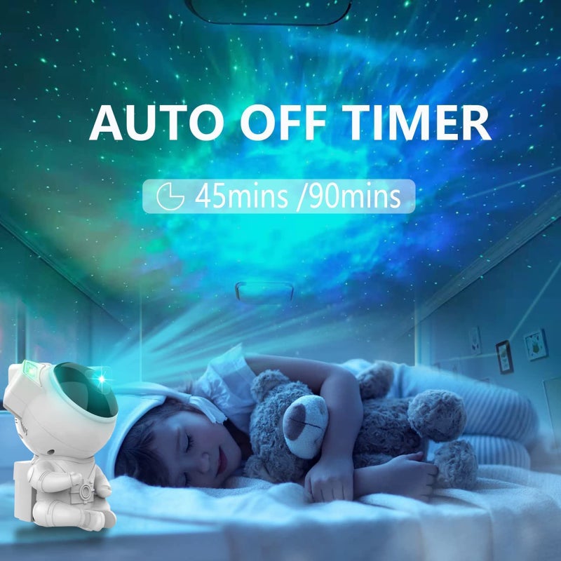 Astronaut Lamp with Star Projector for Playroom/ Children's and Adult Bedroom - Image 2