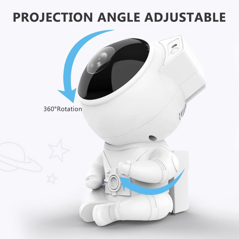 Astronaut Lamp with Star Projector for Playroom/ Children's and Adult Bedroom - Image 4