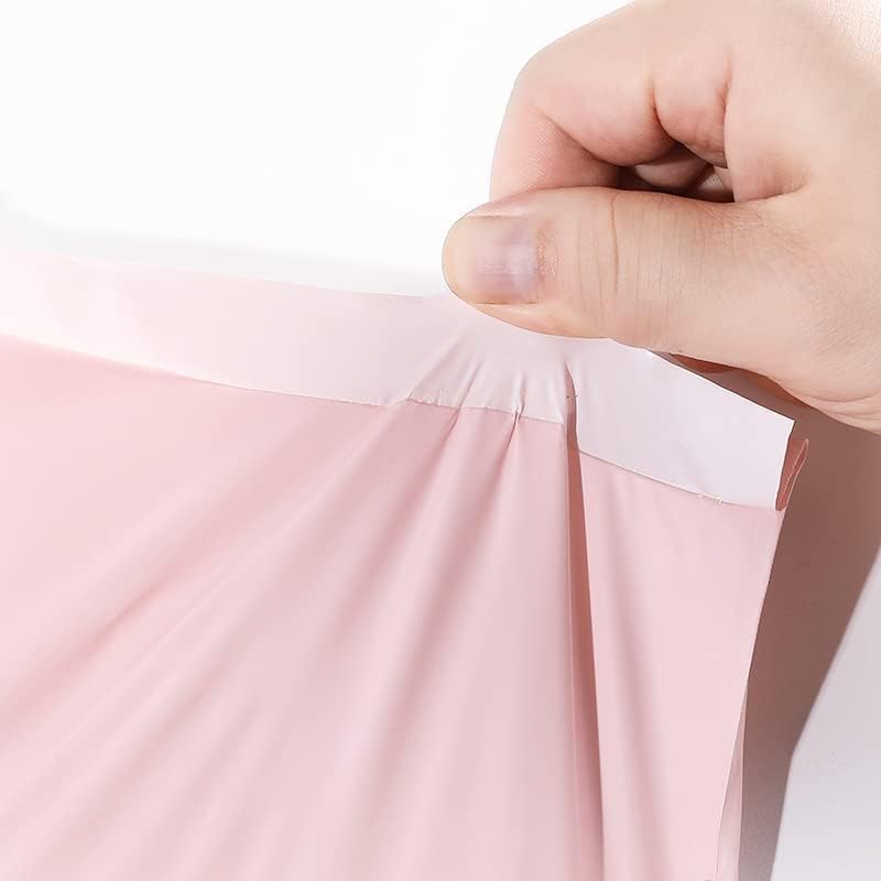 Red Dot Gift 50pcs Baby Pink Plastic Envelope Bags 20x31cm Self-Seal Adhesive Mailers - Image 4