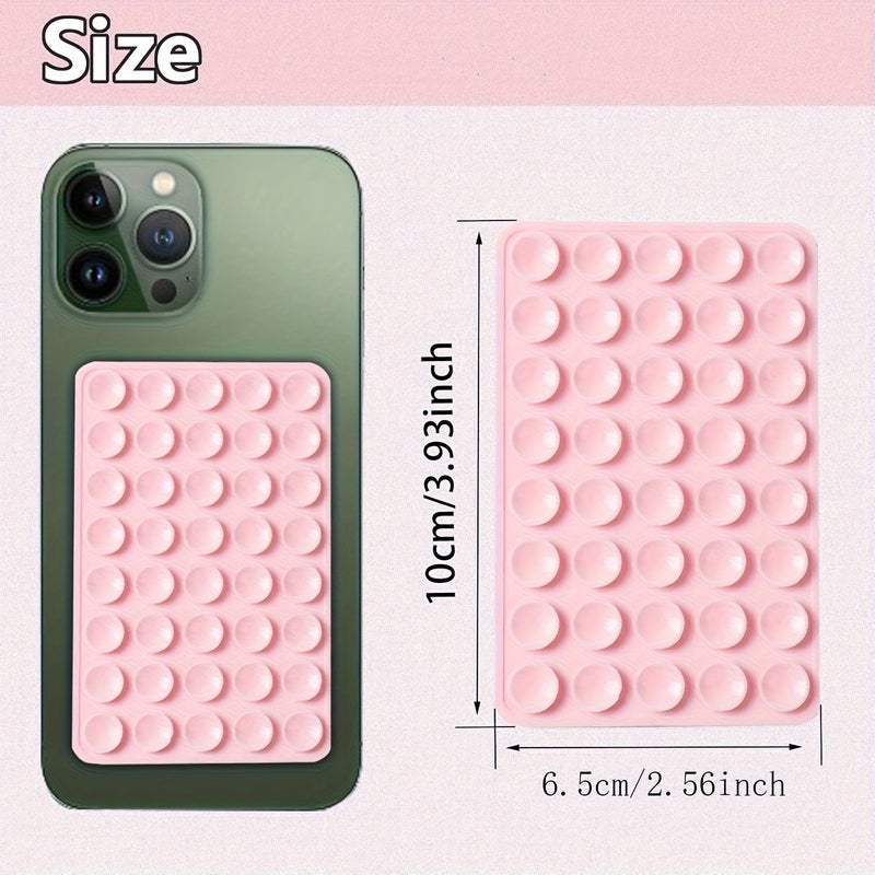 Silicone Phone Holder With Double Sided Suction Cup For Wall Tiles And Mirror 5Pcs - Image 2