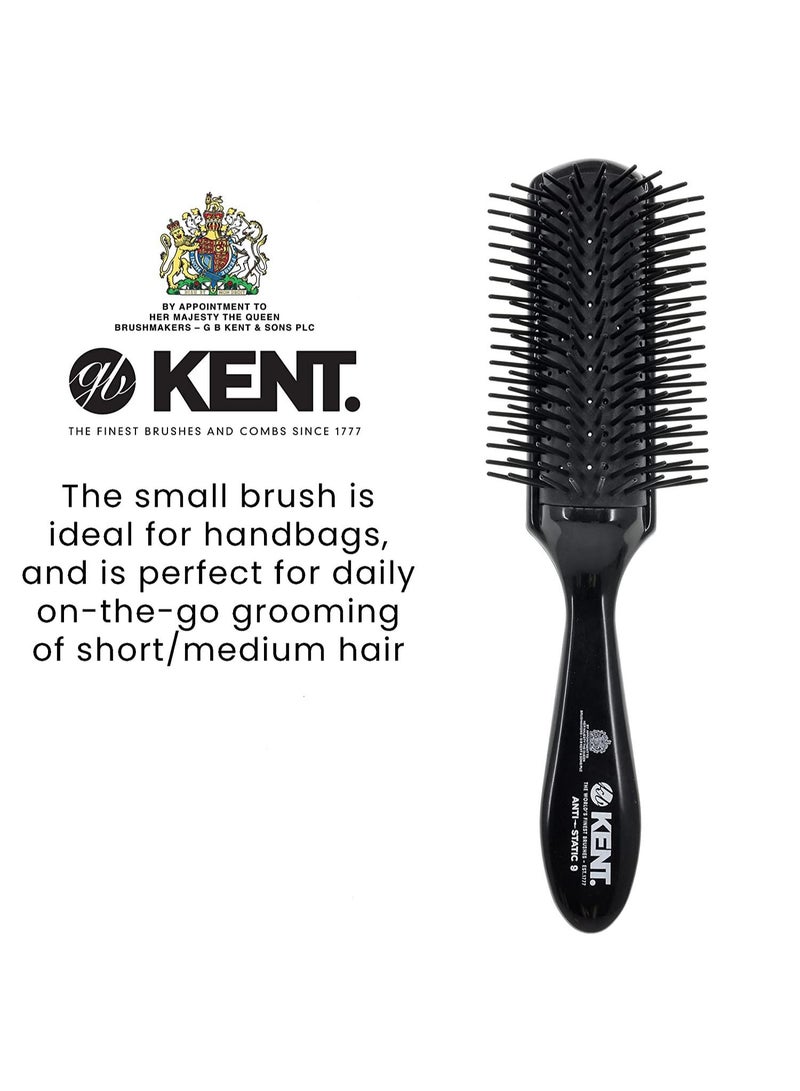 KENT Kent Anti Static Hair Brush with 9 rows of Nylon quills AS9 - Image 5