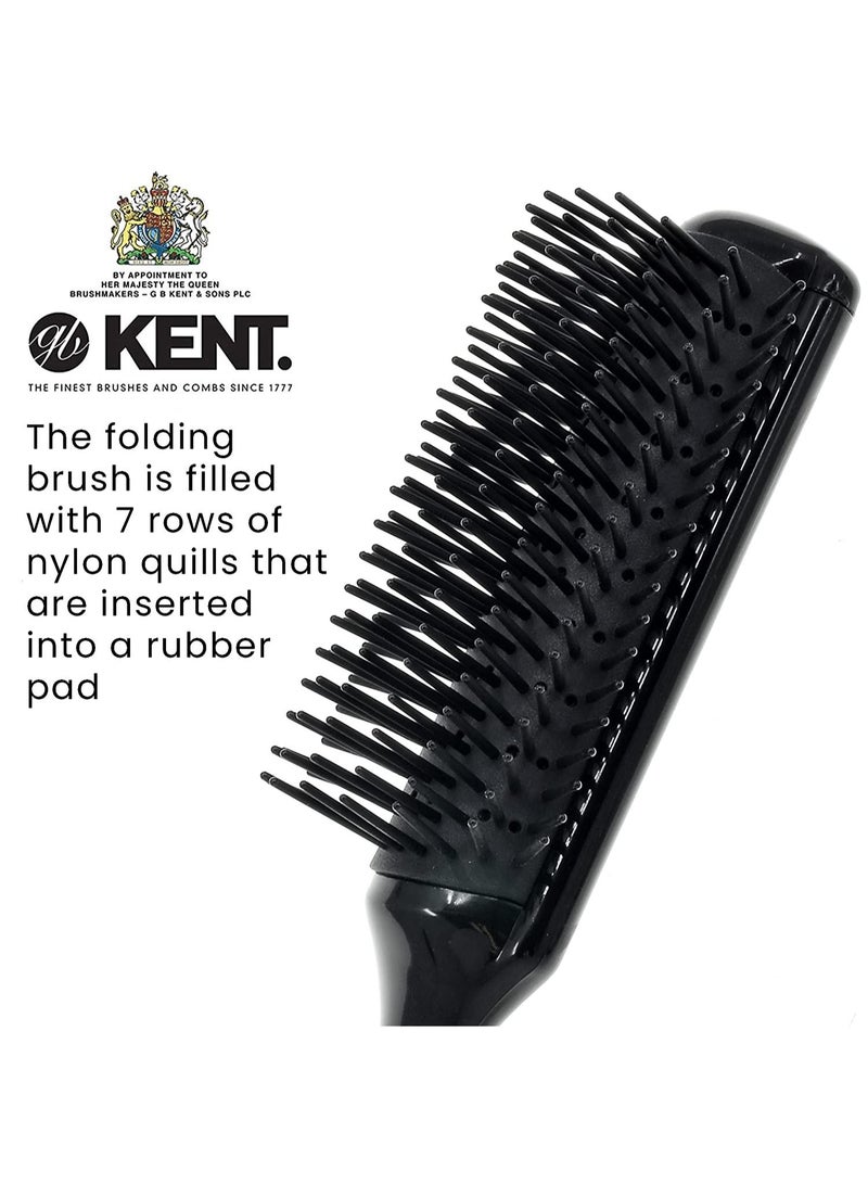KENT Kent Anti Static Hair Brush with 9 rows of Nylon quills AS9 - Image 3