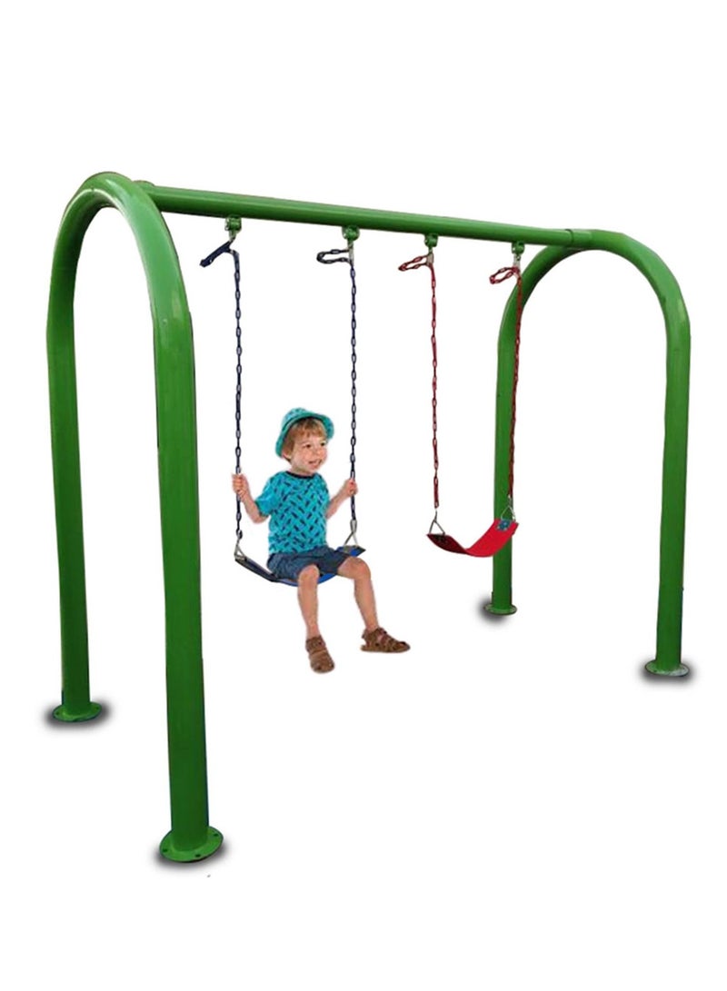 ميتس Myts Double Fun Swing Set Spring 2 Swings for Kids - Image 2