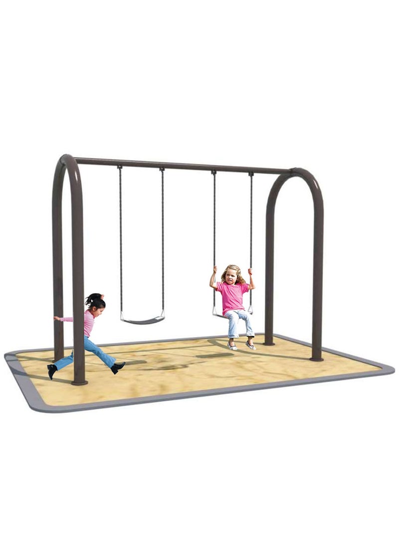 ميتس Myts Double Fun Swing Set Spring 2 Swings for Kids - Image 3