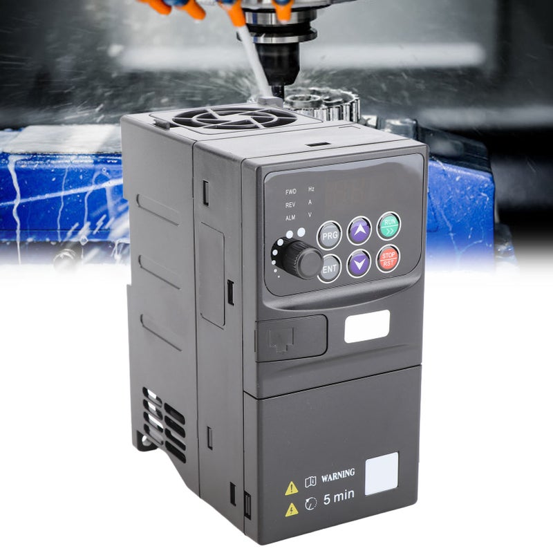2.2KW Frequency Converter 3 Phase 320‑460V Input 0‑380V Output Vector Variable Frequency Drive Inverter with 1.5m Cable - Image 2