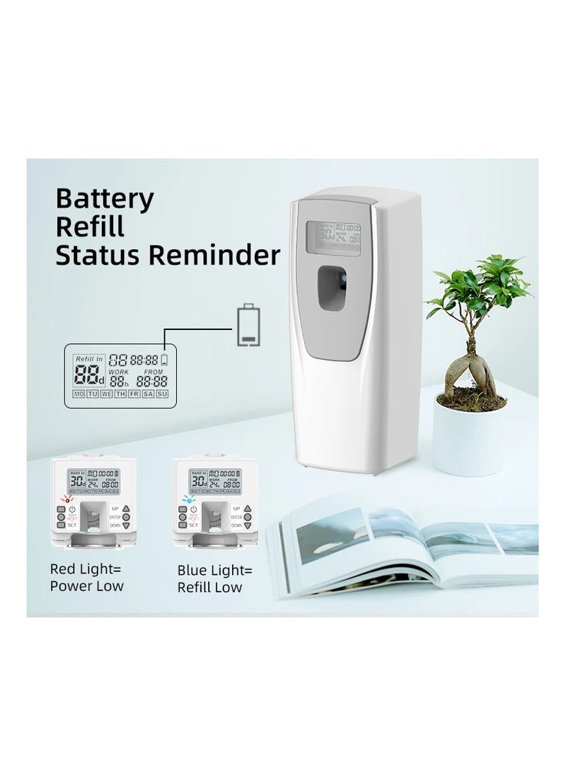Generic - Mini Aerosol Dispenser 100ml Plastic AA Battery Powered 50m2 Area Coverage Smart Timer Silent Operation - Image 1