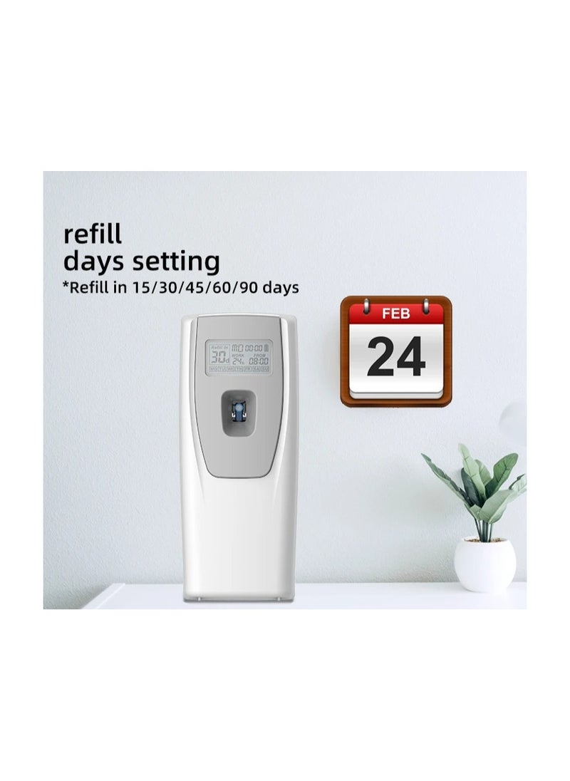 Generic - Mini Aerosol Dispenser 100ml Plastic AA Battery Powered 50m2 Area Coverage Smart Timer Silent Operation - Image 1