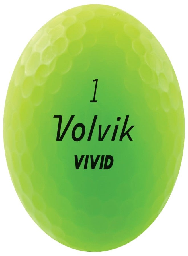 Volvik Vivid Matte Golf Balls (One Dozen) (Assorted) - Image 3