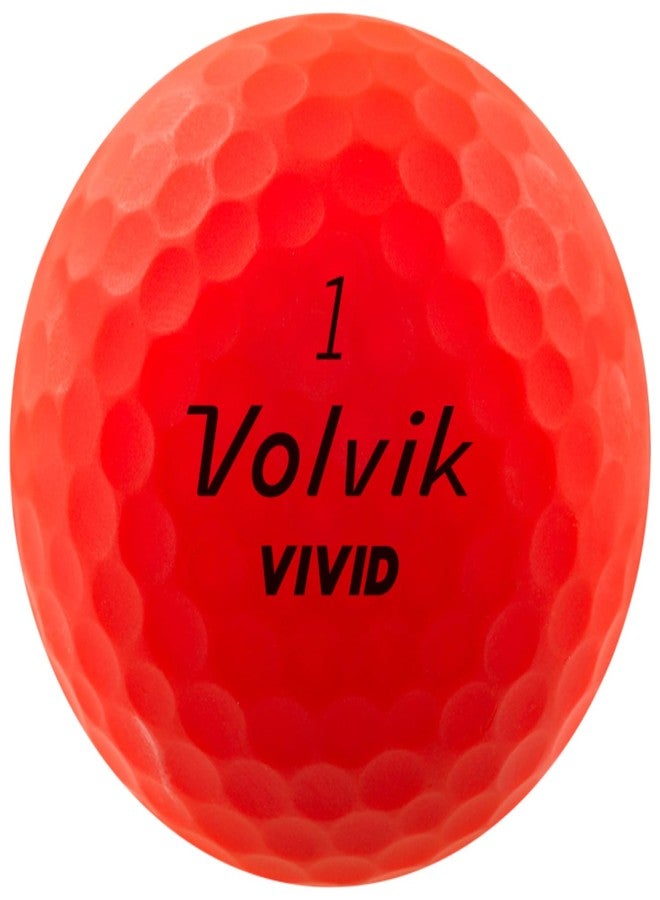 Volvik Vivid Matte Golf Balls (One Dozen) (Assorted) - Image 2