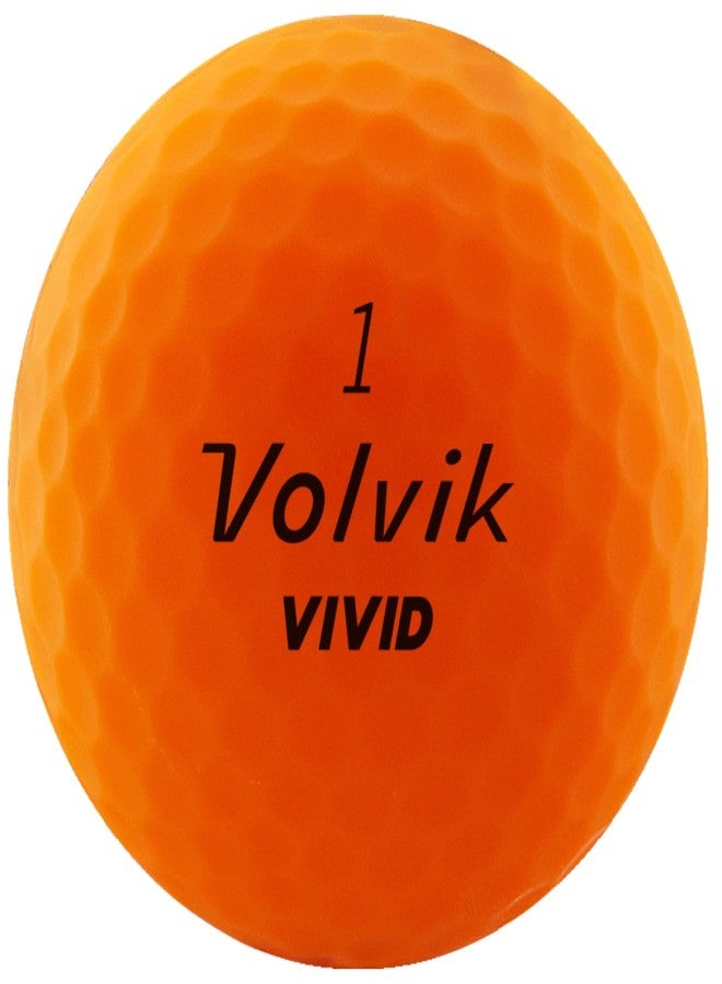 Volvik Vivid Matte Golf Balls (One Dozen) (Assorted) - Image 4