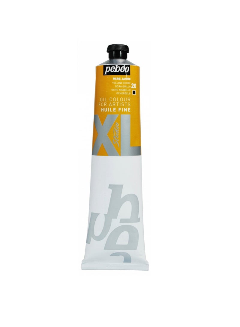 Pebeo XL Fine Oil Paint For Artists 200ml Content Yellow Ochre - Image 1