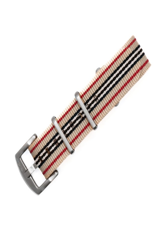 BluShark, Original Collection Military-Style Waterproof Watch Strap, Fits All Timepiece Brands, Durable Nylon Wristwatch Accessories with Stainless Steel Buckle - 18mm, 20mm, 22mm & 24mm Watch Bands - Image 1