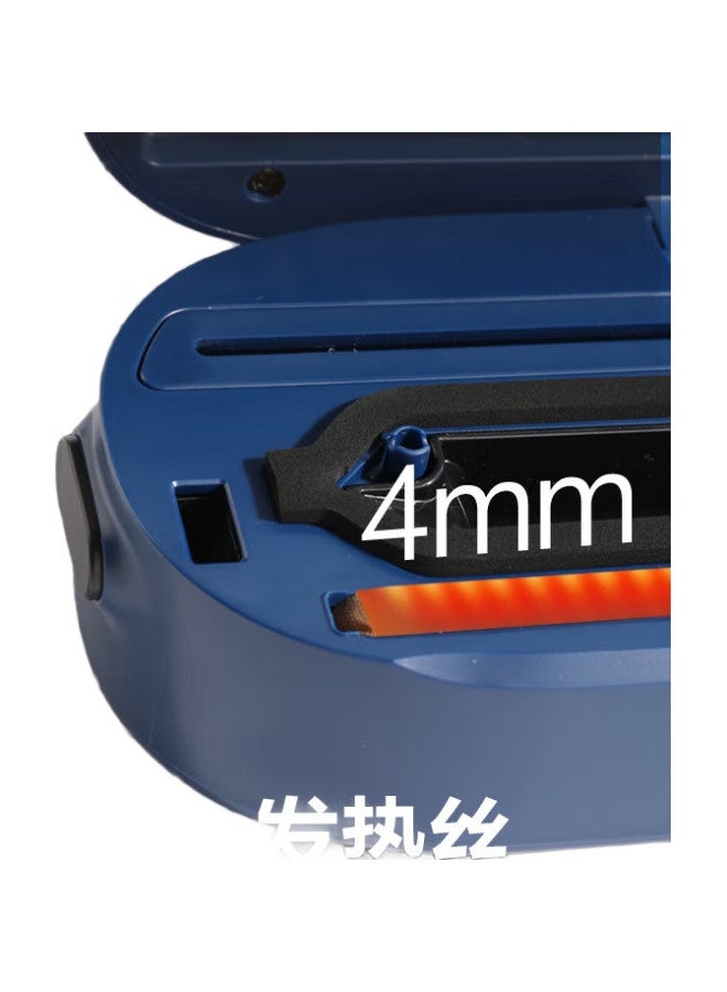 Deli Vacuum Sealer, Home Small Fully Automatic Vacuum Packaging Machine, Food Sealing Machine, Wet And Dry Dual-Use, Strong Suction, Vacuum Preservation Packing Machine, Built-In Blade, Lm880 - Image 1