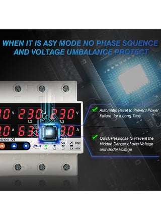 Three Phase Voltage and Current Protector Synchronous and Asynchronous Working Modes Design Multiple Protections - pzsku/Z1C6529868858BD3060D1Z/45/_/1718952444/7dd04b10-a72e-4690-abe2-35d4ebc86970