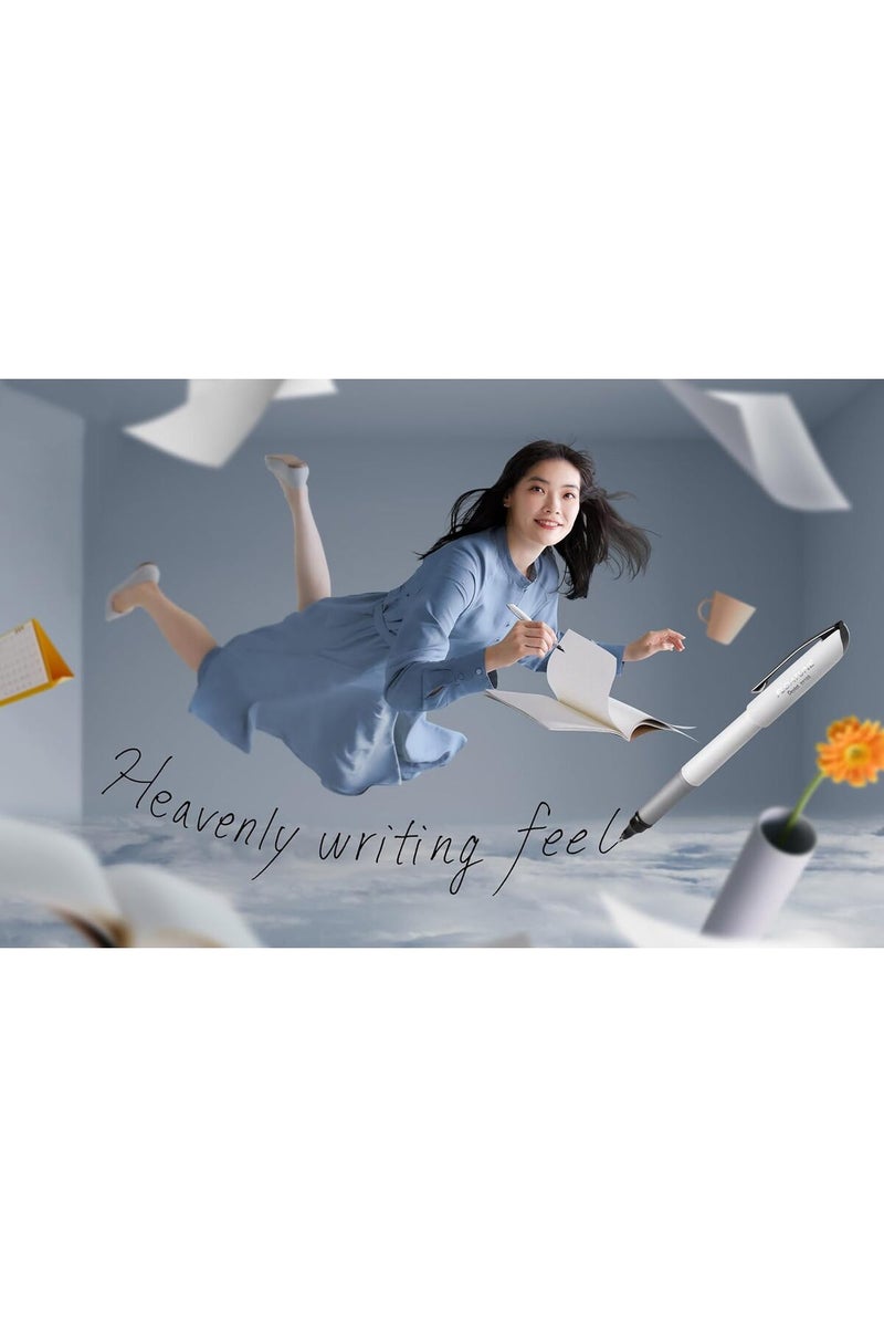 Pentel Flow Tune 0.4 mm_0.5mm (1 bottle, main body blue, 0.8 mm) - Image 2